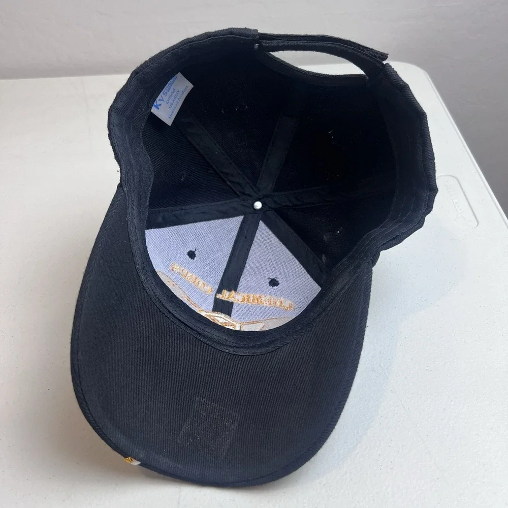 Chemical Corps Black Hat Cap Embroidered StrapBack KYS‎ Designs OSFM